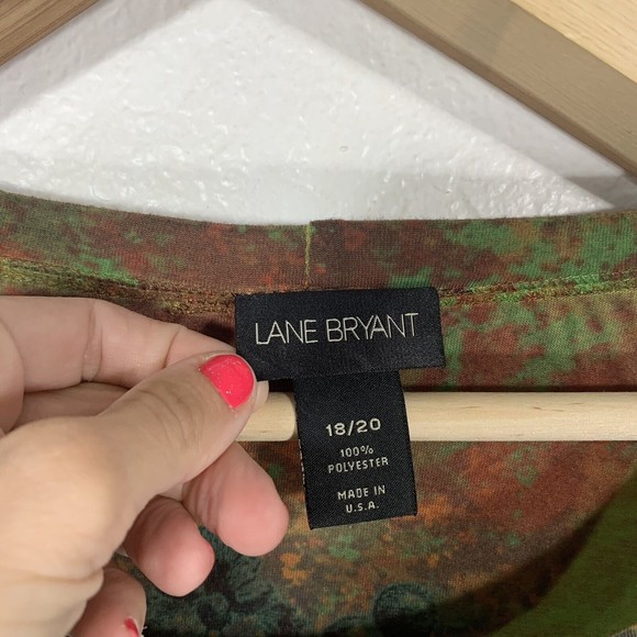 Lane Bryant Sublimation Graphic Gemmed Top Plus Size 18-20 Women’s - Picture 7 of 11